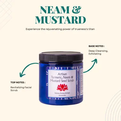 Artisan Turmeric, Neem & Mustard Seed Scrub - 8oz