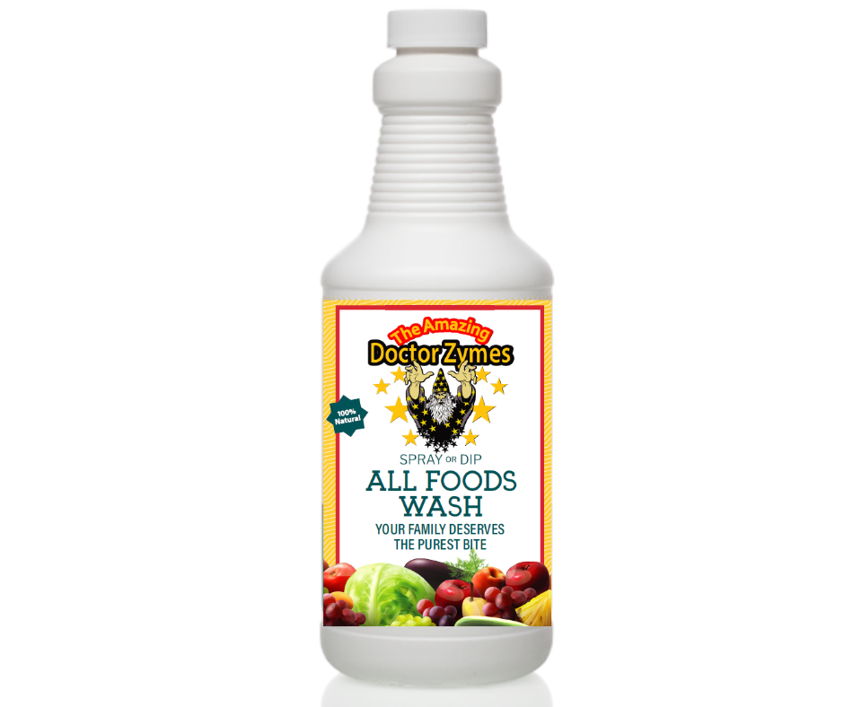All Foods Wash - Free 2oz Sample (Pay Shipping) - 100% Natural & Non-Toxic