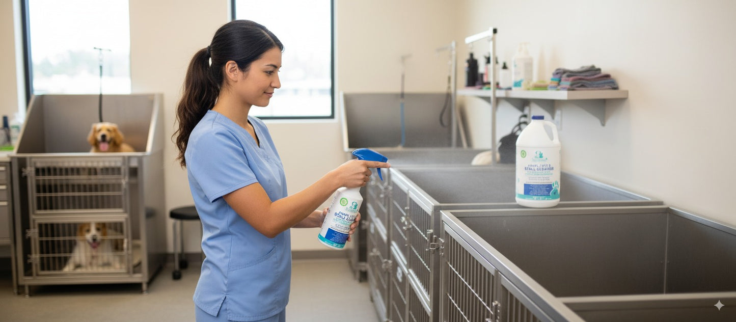 š¾ VetiZyme⢠Animal Cage & Stall Cleaner - Enzyme-Powered ⢠Multi-Action ⢠Truly Non-Toxic