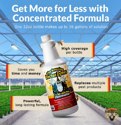 ELIMINATOR INSECTICIDE & FUNGICIDE - 100% Natural, All-In-One, Eliminate & Prevent Pests, Mildew, Fungus, Mold, Viruses, Bacteria & Garden Disease