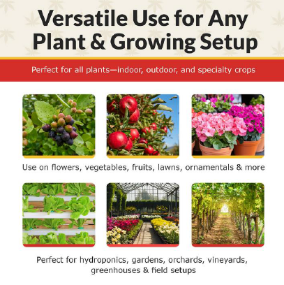 ELIMINATOR INSECTICIDE & FUNGICIDE - 100% Natural, All-In-One, Eliminate & Prevent Pests, Mildew, Fungus, Mold, Viruses, Bacteria & Garden Disease