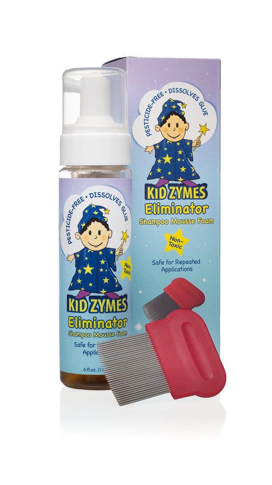 Kid Zymes Shampoo Mousse - Natural Lice Treatment