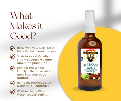 All Foods Wash - 100% Natural & Non-Toxic